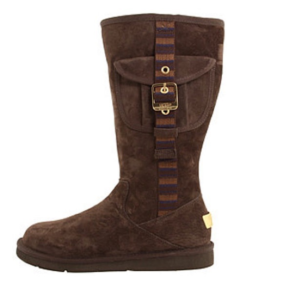 UGG Shoes - Brown UGG Retro Cargo Tall Boots Sz 8